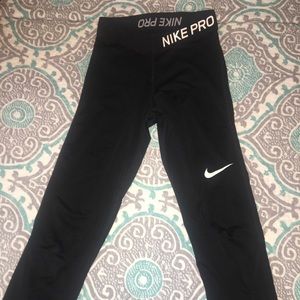 Nike Dri-Fit Cropped Black Leggings